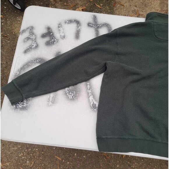 Orvis Quarter Zip Shirt Olive Green - Picture 7 of 11